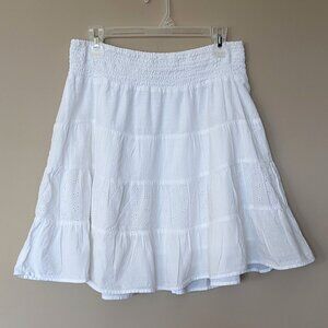 725 Originals Tiered White Skirt